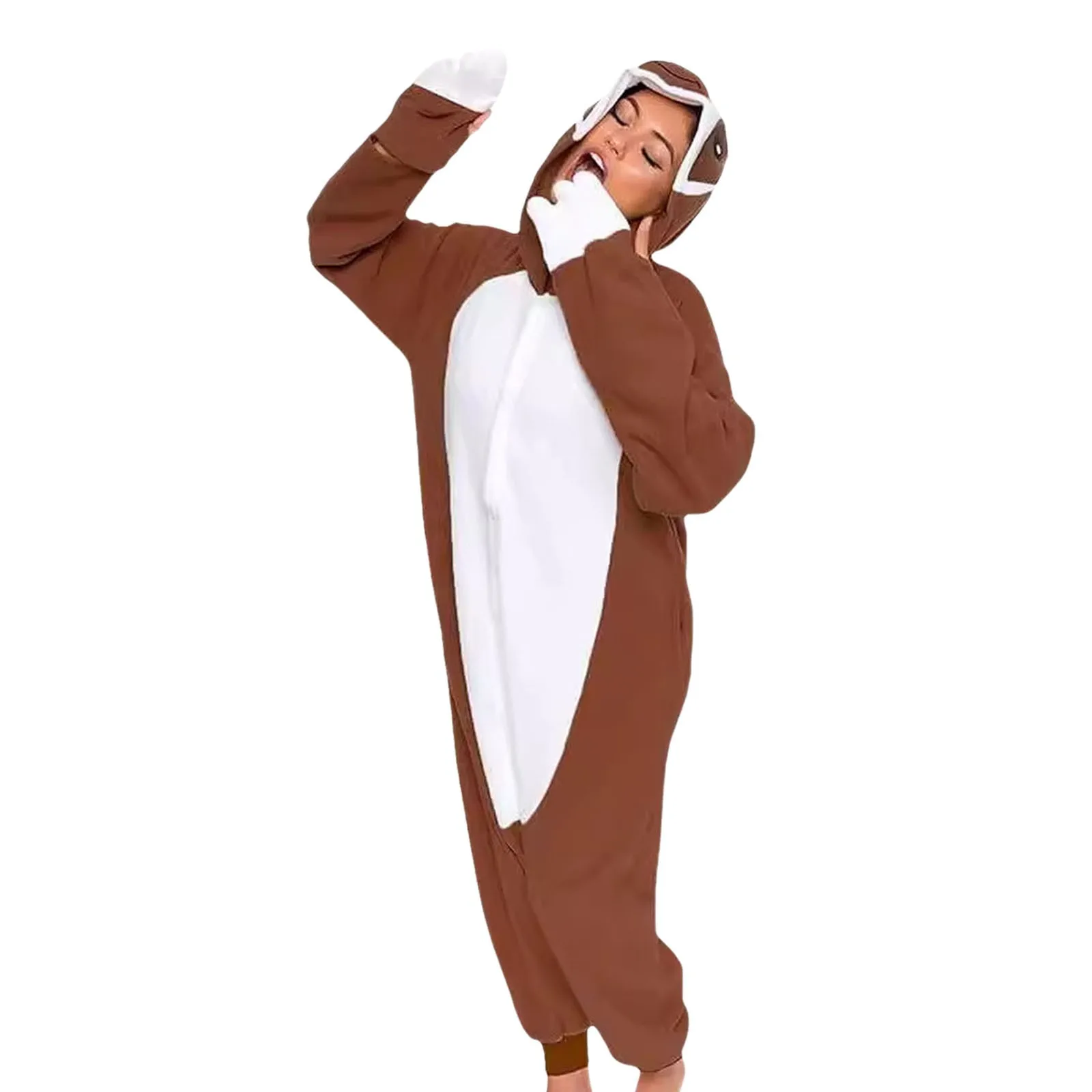 Couple Pajamas Party Jumpsuits for Women and men adult Cartoon Animal men pajamas onesie Men\'s winter pajamas Cosplay Costume