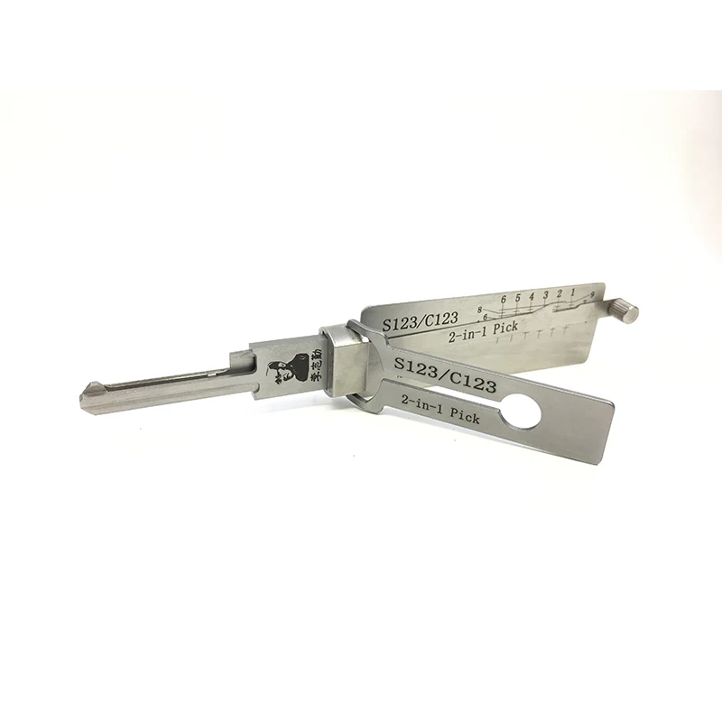 Lishi Ganzua S123 C123  2In1 2 In1 S123-C123 Residencial Picks Removable Lock Pick Set Tools Supplies Locksmith