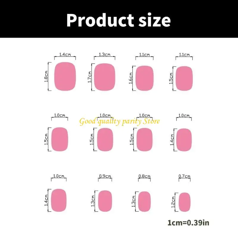 M4YA爪のショートスクエアプレス釘の先端偽の爪の爪の花の接着剤