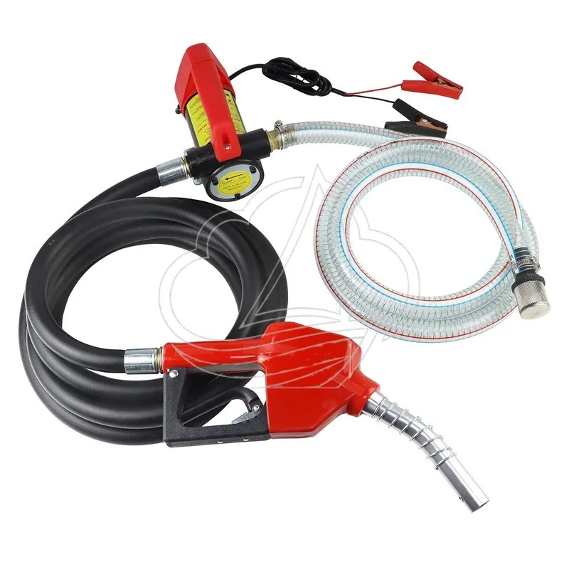 

12V Electric Diesel Transfer Pump Portable Fuel Pump Set for Oil Delivery