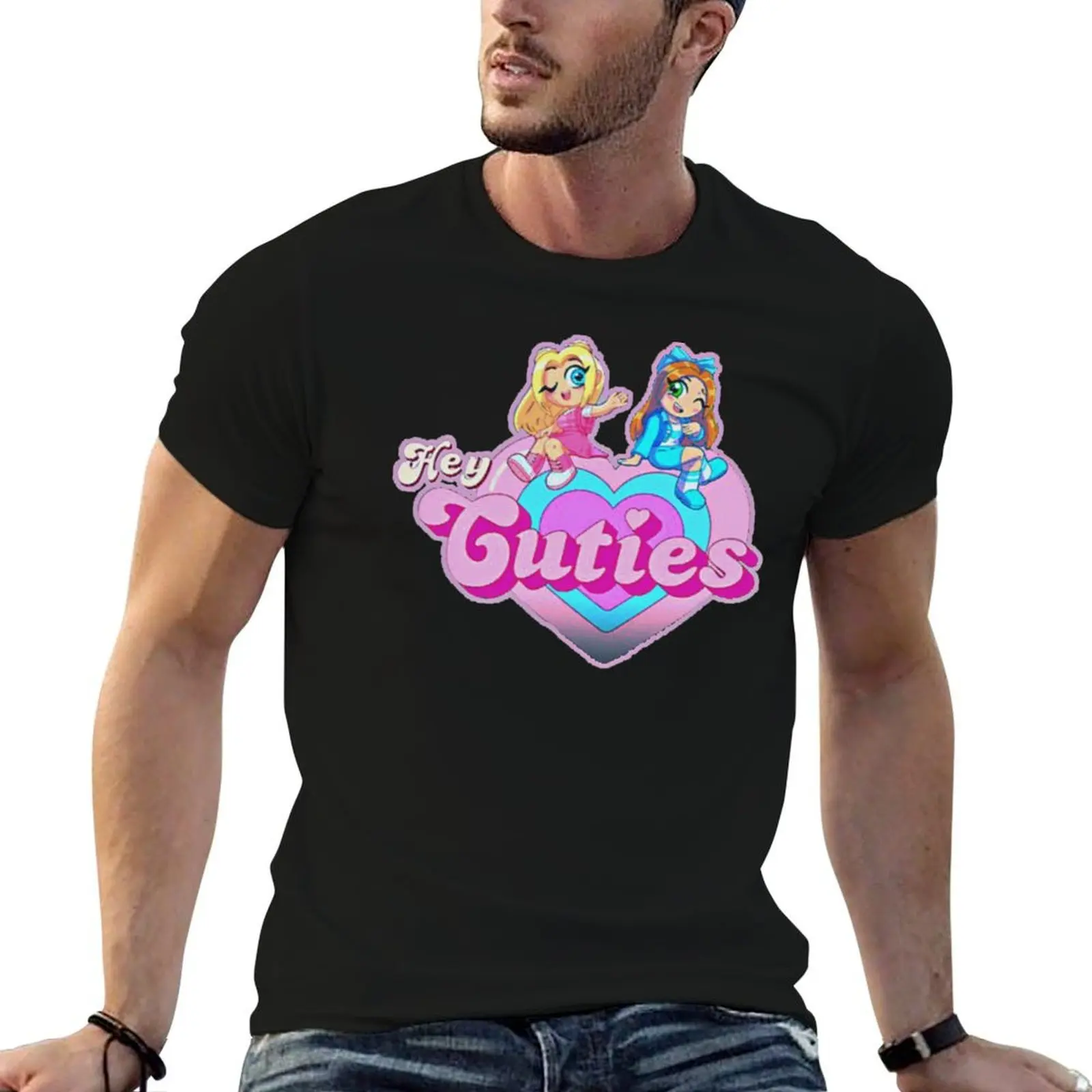 

mackenzie Hey Cuties T-Shirt man t shirts graphic t shirts for man cotton man tshirt T-Shirt