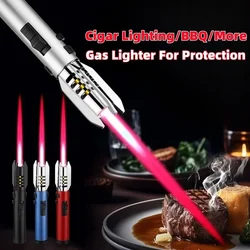 1300 β Ignition Gun Body Defense Lighter Survival Tool Pink Large Flame Metal Lighter Outdoor Adventure Ignition Tool Men Gifts