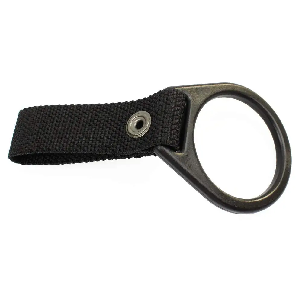 1Pcs Tactische Baton Ring Houder D/C Cell Zaklamp Ring Houder Duty Riem Accessoires Side Handvat Ring Baton holster