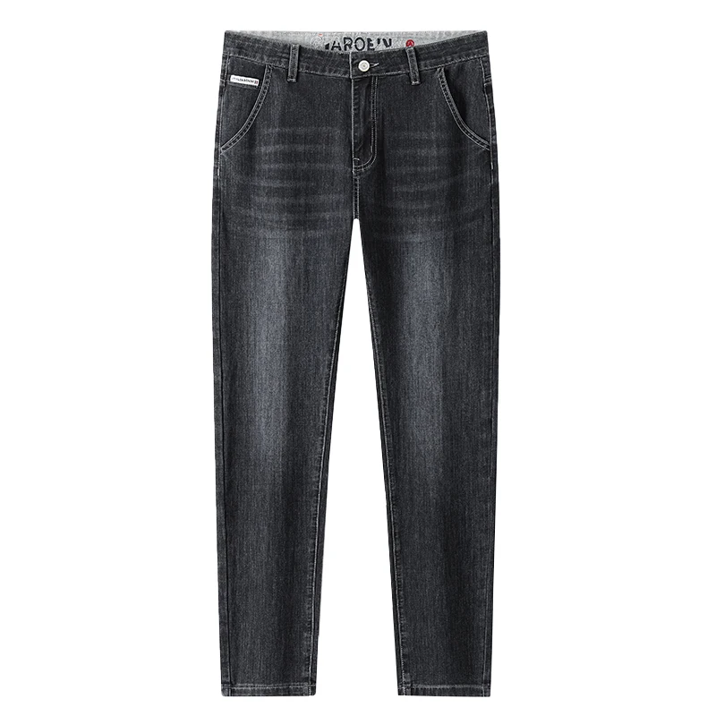 جينز مستقيم رفيع للغاية ومتعدد الاستخدامات ورفيع للغاية بثلاثة ألوان مقاسات 28-40 #5