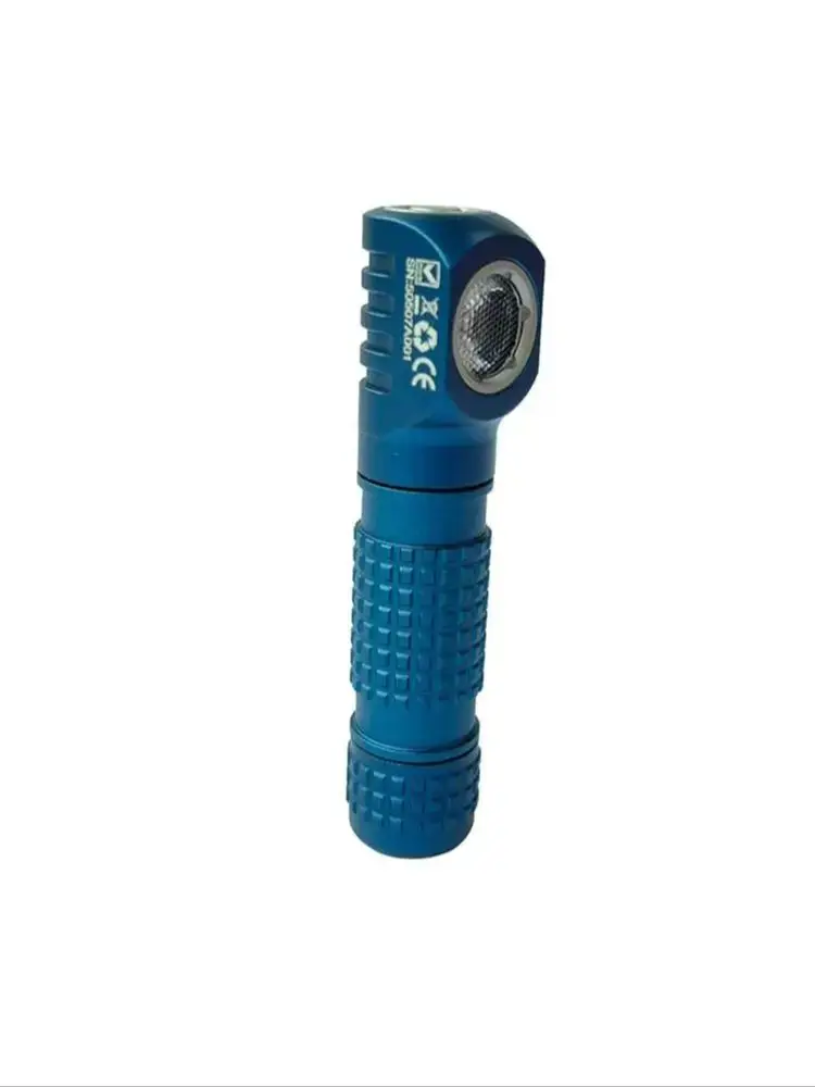 MANKER E02 III EDC Pocket Flashlight, 400 Lumen,Powered 10440/AAA Battery,Magnetic Tail,10 Lighting Modes (Blue,4000K High CRI)