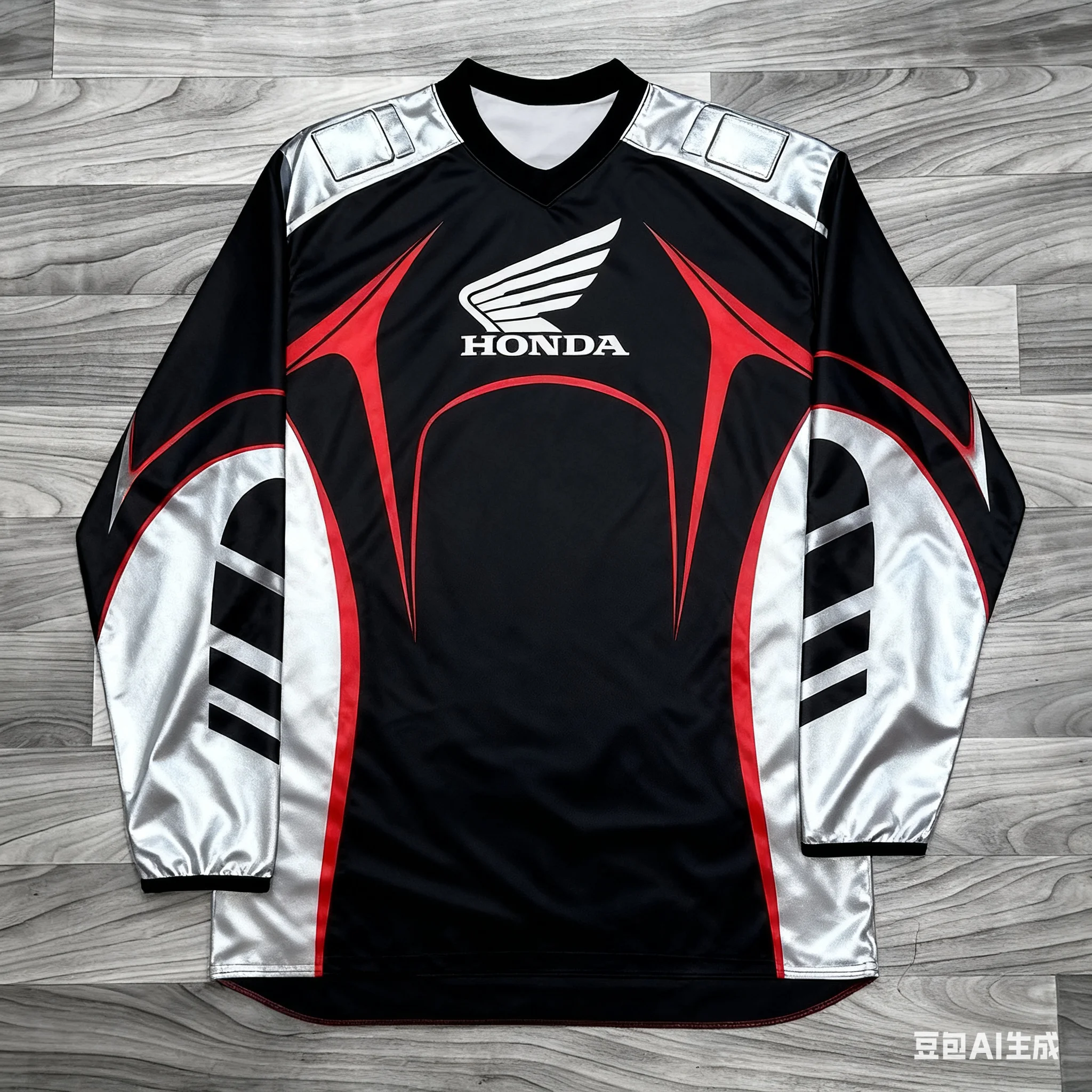 الربيع والخريف ثلاثية الأبعاد الطباعة Motociclista السائق Deportiva التجفيف السريع بأكمام طويلة هوندا ركوب قمم تي شيرت للرجال والنساء