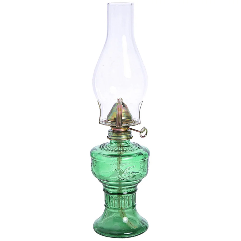 

Rustic Lamp with Aluminum Alloy Frame Vintage Oil Lantern for Indoor Outdoor Decoration Warm Ambiance Desk Night Light