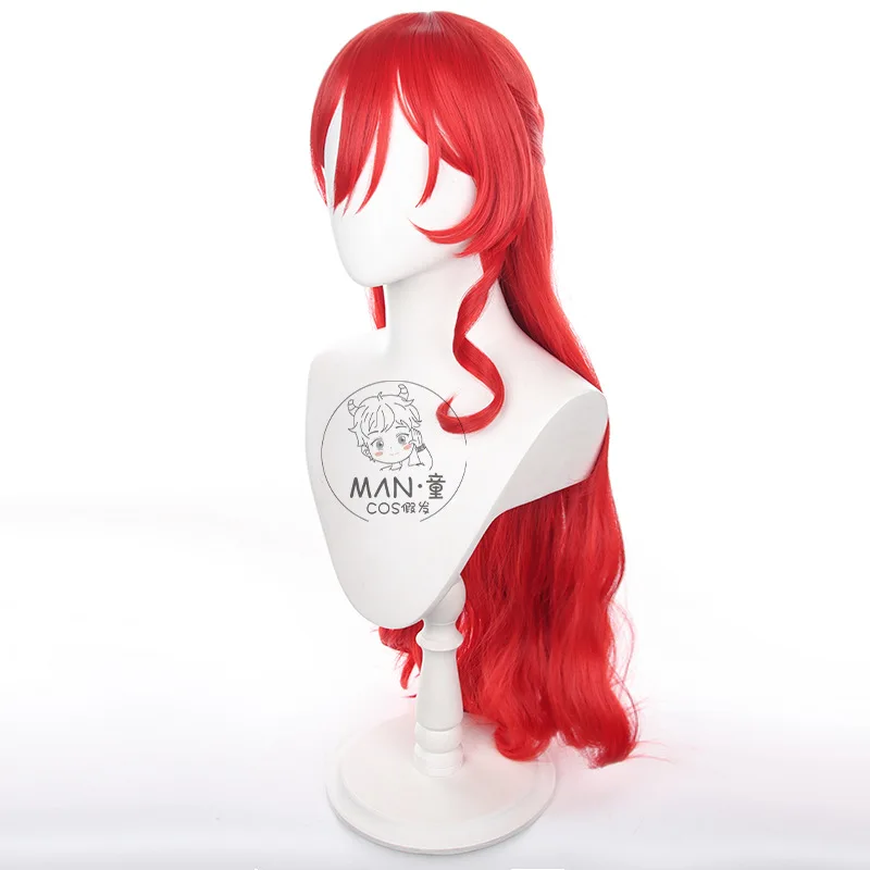 هونكاي: شعر مستعار ستار ريل هيميكو التنكري، شعر طويل مجعد، عبوة شعر وردية منفصلة، هدية الهالوين