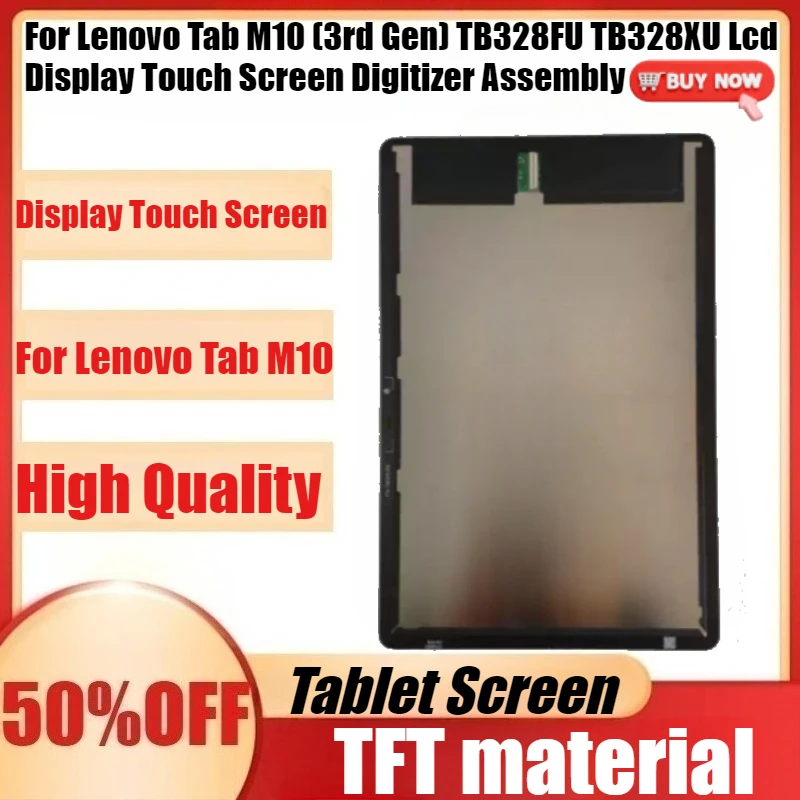 New TFT TB328 LCD For Lenovo Tab M10 (3rd Gen) TB328FU TB328XU Lcd Display Touch Screen Digitizer Assembly NO Frame