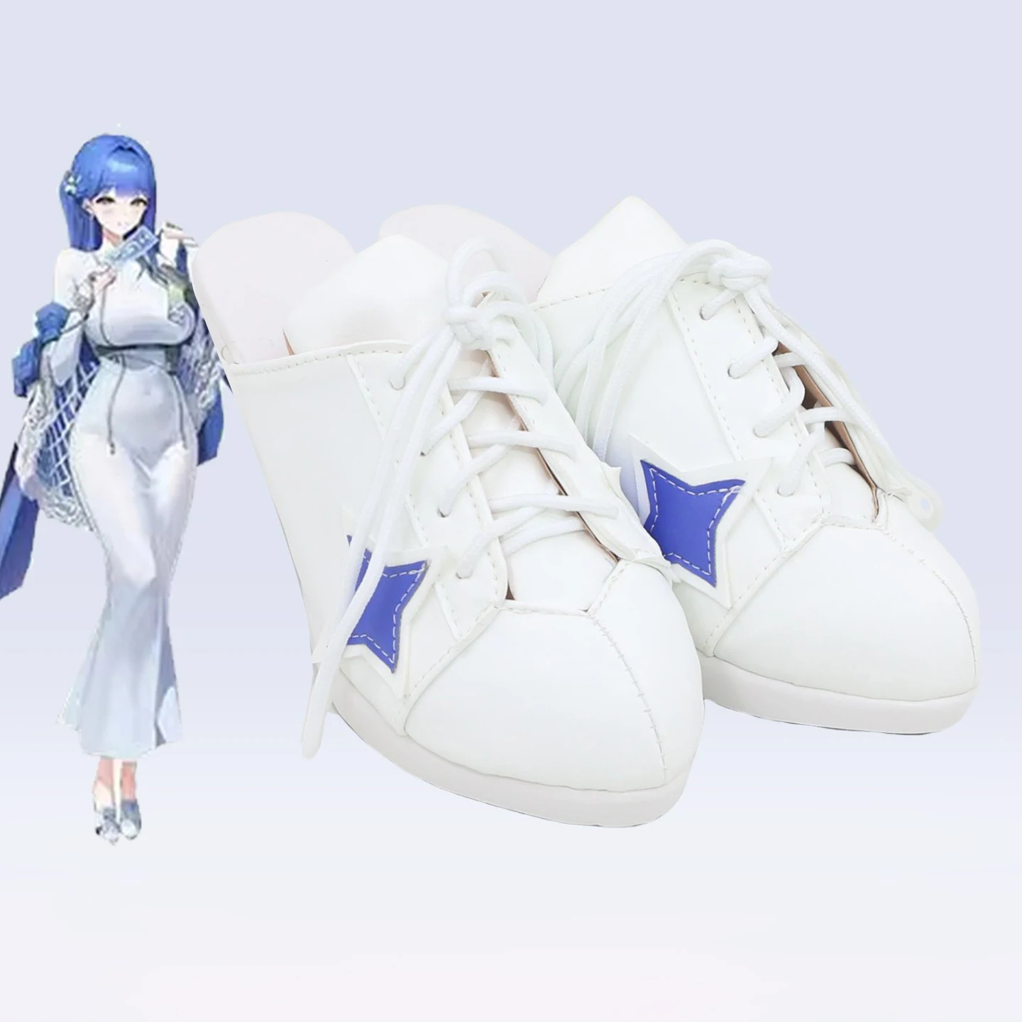 Nikke Alkana أحذية كوسبلاي PU أحذية من الجلد أحذية حفلات الهالوين إكسسوارات أنيمي دعائم تنكرية مصنوعة حسب الطلب