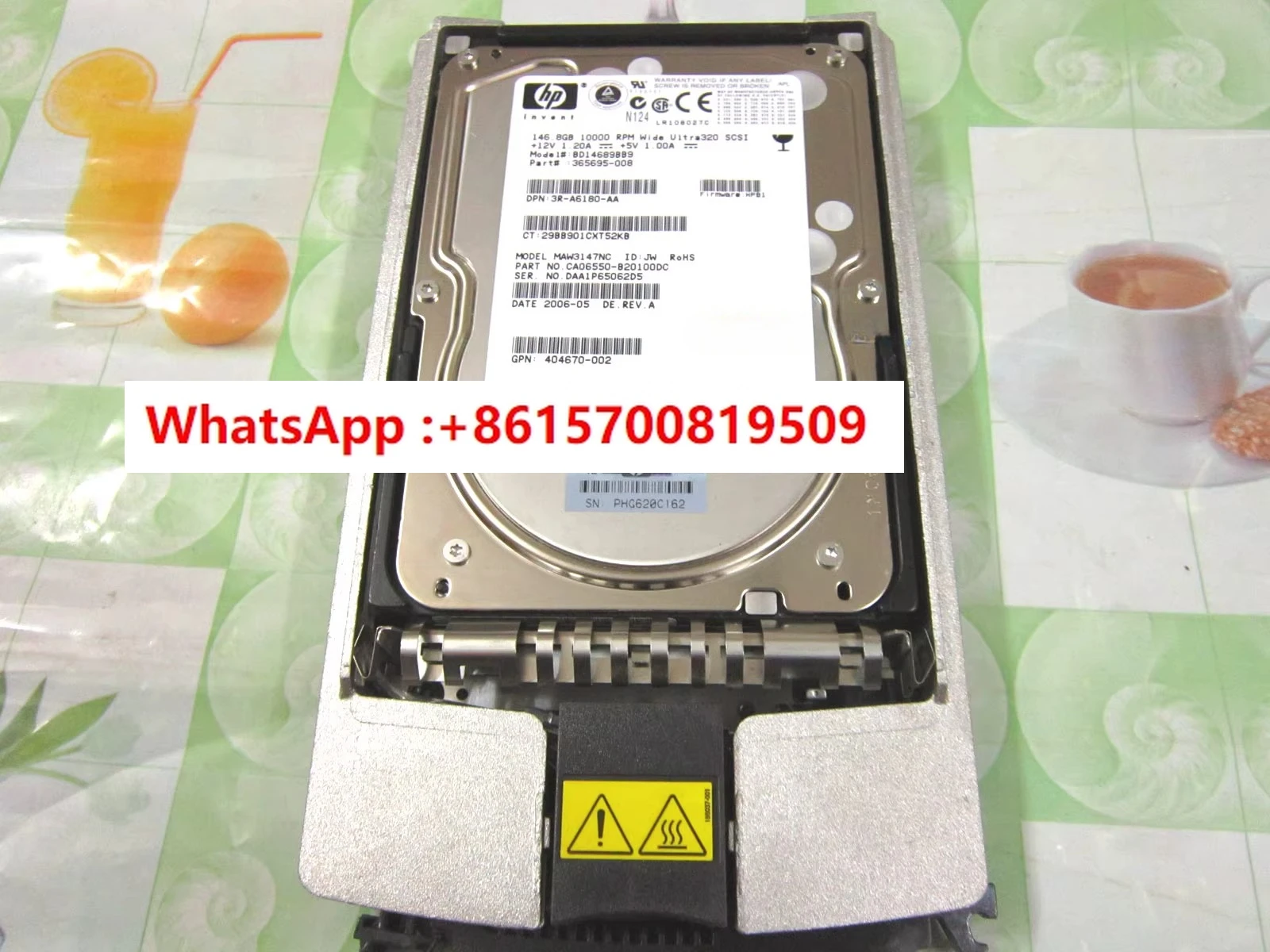 

146.8GB 10K 80-pin SCSI Hard Drive BD14689BB9 365695-008 MAW3147NC