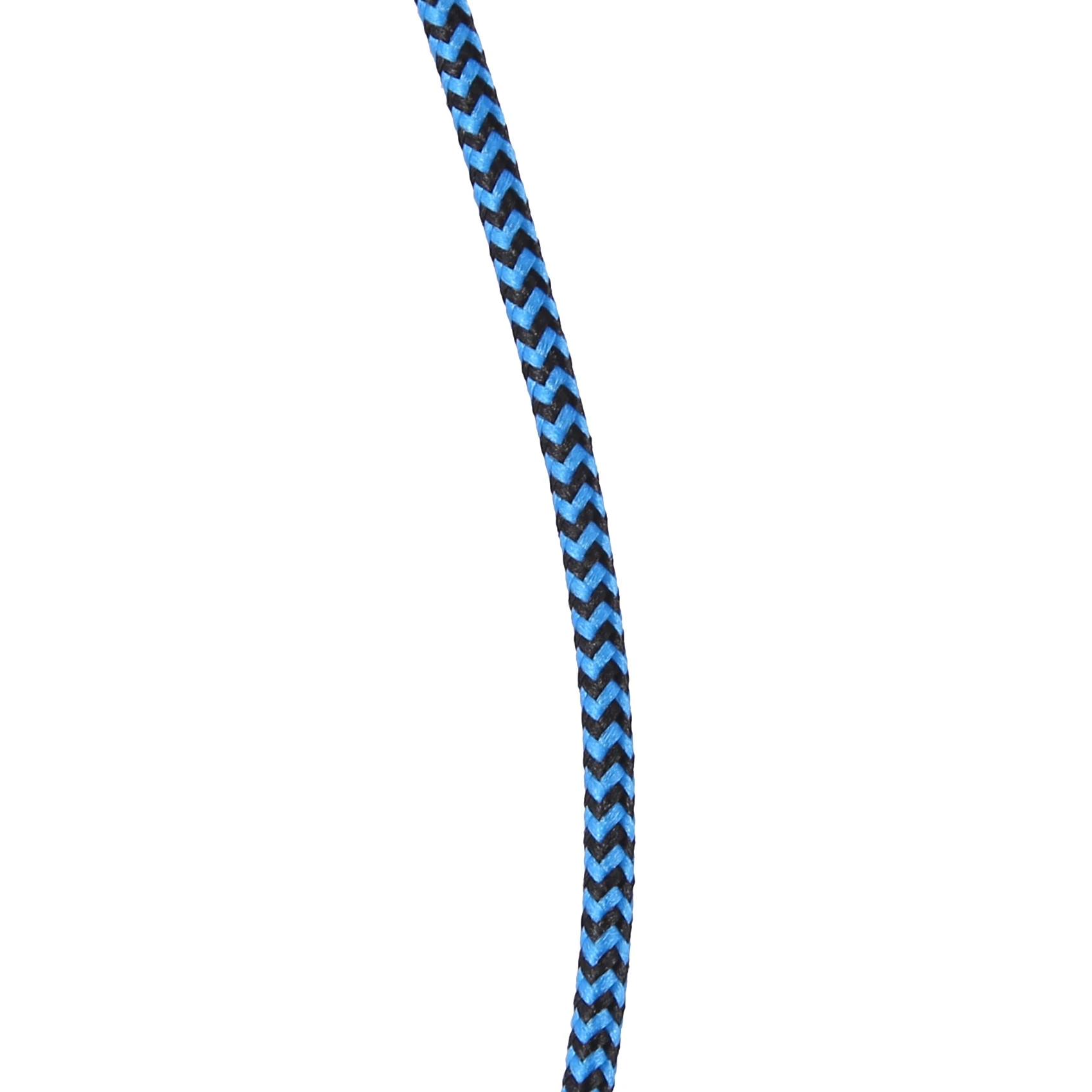 Beliebte H-169 3,5 mm MP3 MP4 Verkabelung Subwoofer geflochtenes Kabel, universelle Musik-Kopfhörer mit Weizendraht-Steuerung (blau)