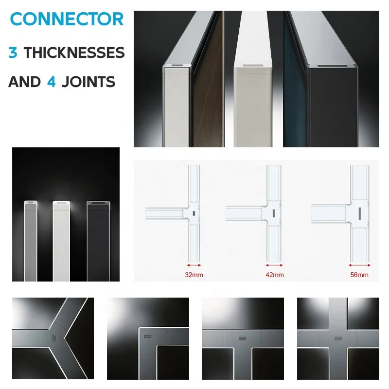 Escritorio de ordenador Modular de estilo moderno, estación de trabajo de oficina de madera con pantalla de cubículo de almacenamiento, muebles de oficina de fábrica