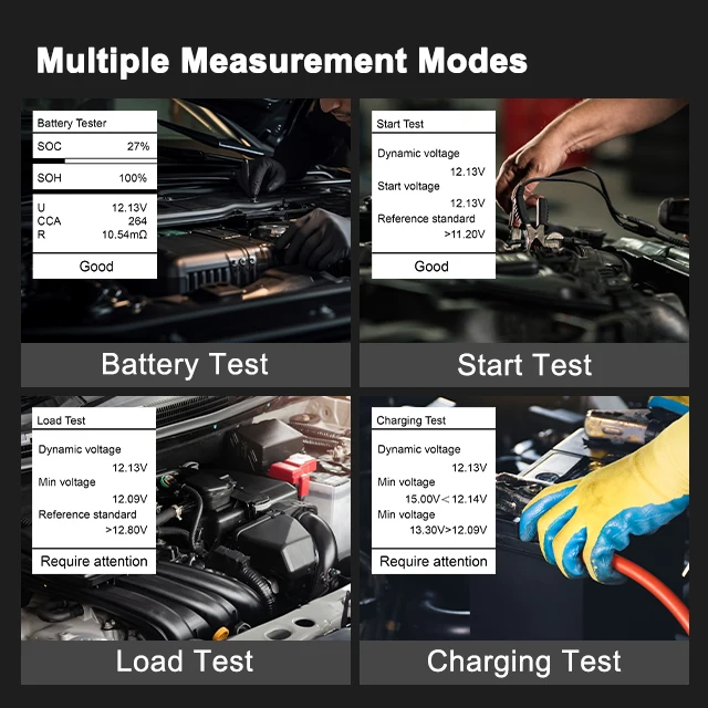 Sndway wholesale battery detector car motorcycle truck battery smart battery testing digital testing tools