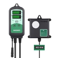 INKBIRD CO2 Controller Smart Carbon Dioxide Controller with 2 Outlets for CO2 Generator&Ventilation Fan, Day &Night Control