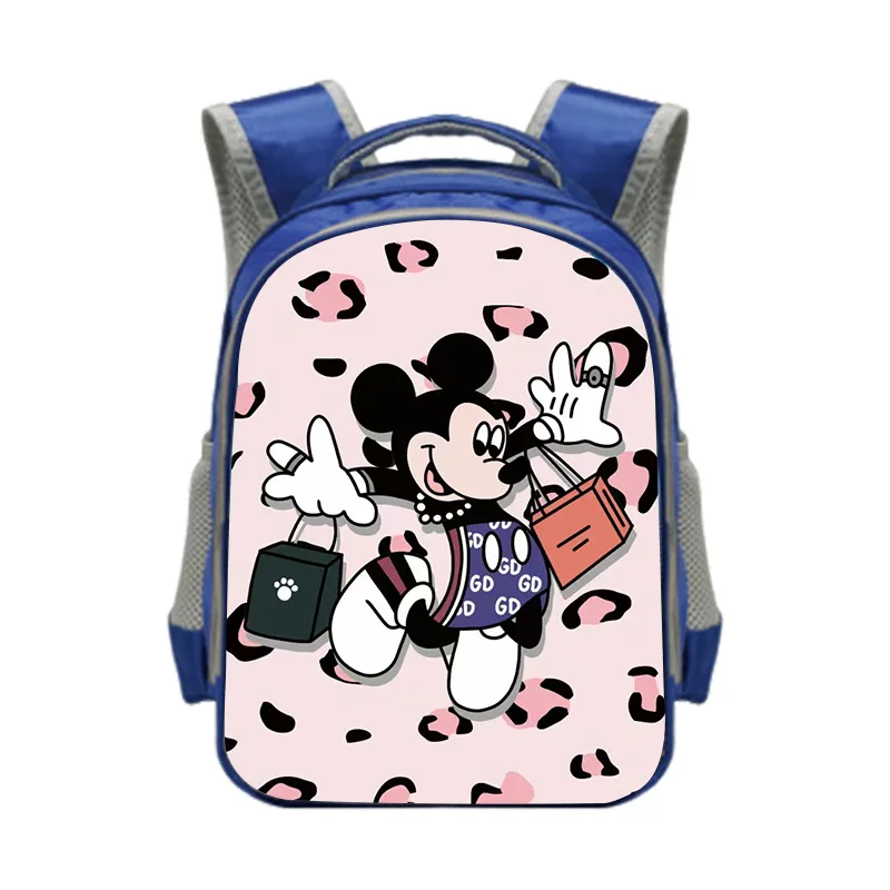 Disney Mickey's new children's schoolbag cute cartoon Minnie Goofy primary school students fashion weight reduction backpack