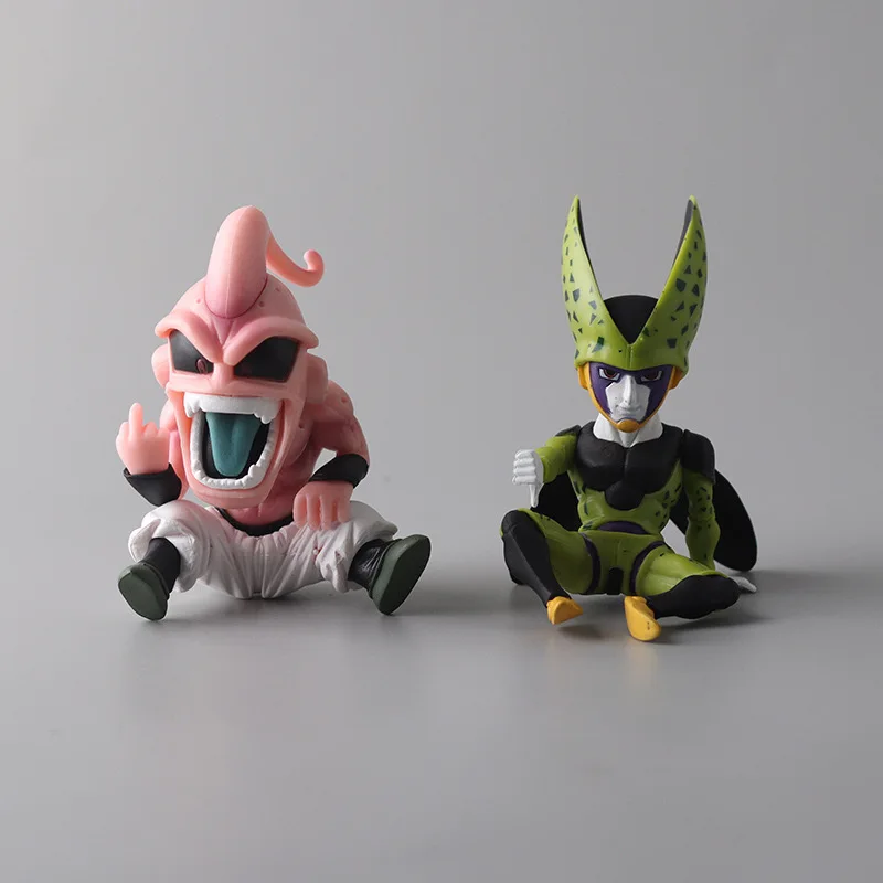 Anime Figure Dragon Ball Z Son Goku Frieza Freeza Buu Cell Kawaii Action Figurine Model Toys Kid Gift image 2