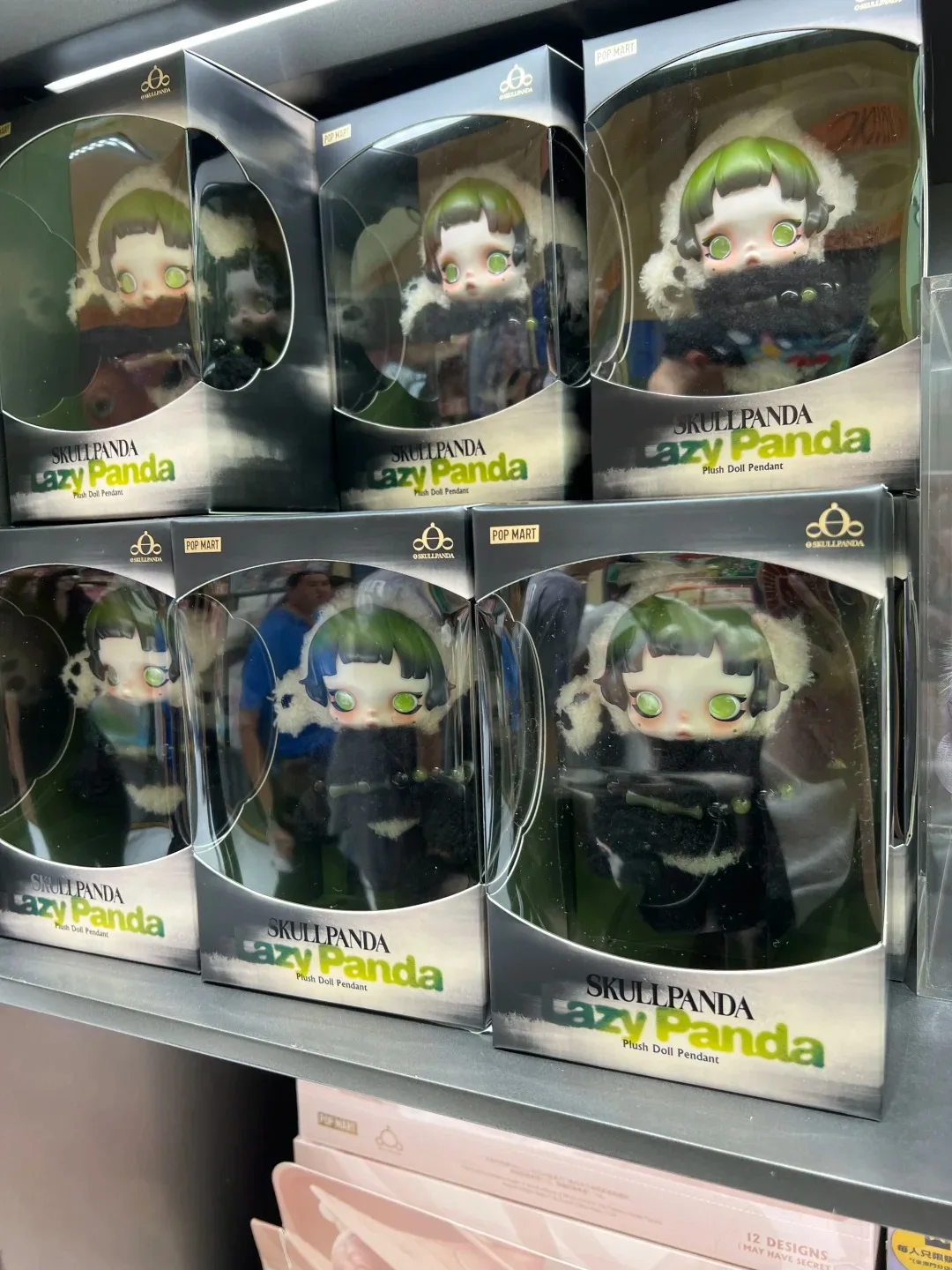 Produto quente popmart genuíno ΘSKULLPANDA vários estilos de pingentes de brinquedo de pelúcia série sp cartões pendurados surpresa presentes de natal