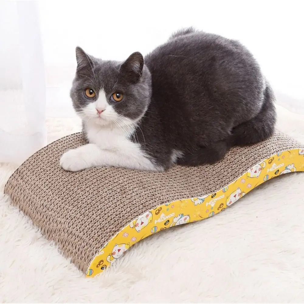 2024 Scratch-resistant Cat Scratch Board Paper Multi Shaped Cat Toy Relaxing Toys Corrugated Board