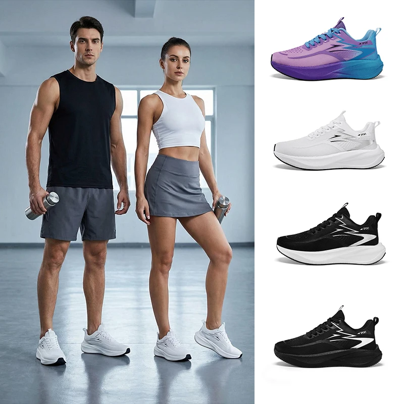 Marathon Men‘s Running Shoes Carbon Board Sports Shoes Sneakers Men Walking Comfortable Lightweight Women's Athletic Sneakers - view 6