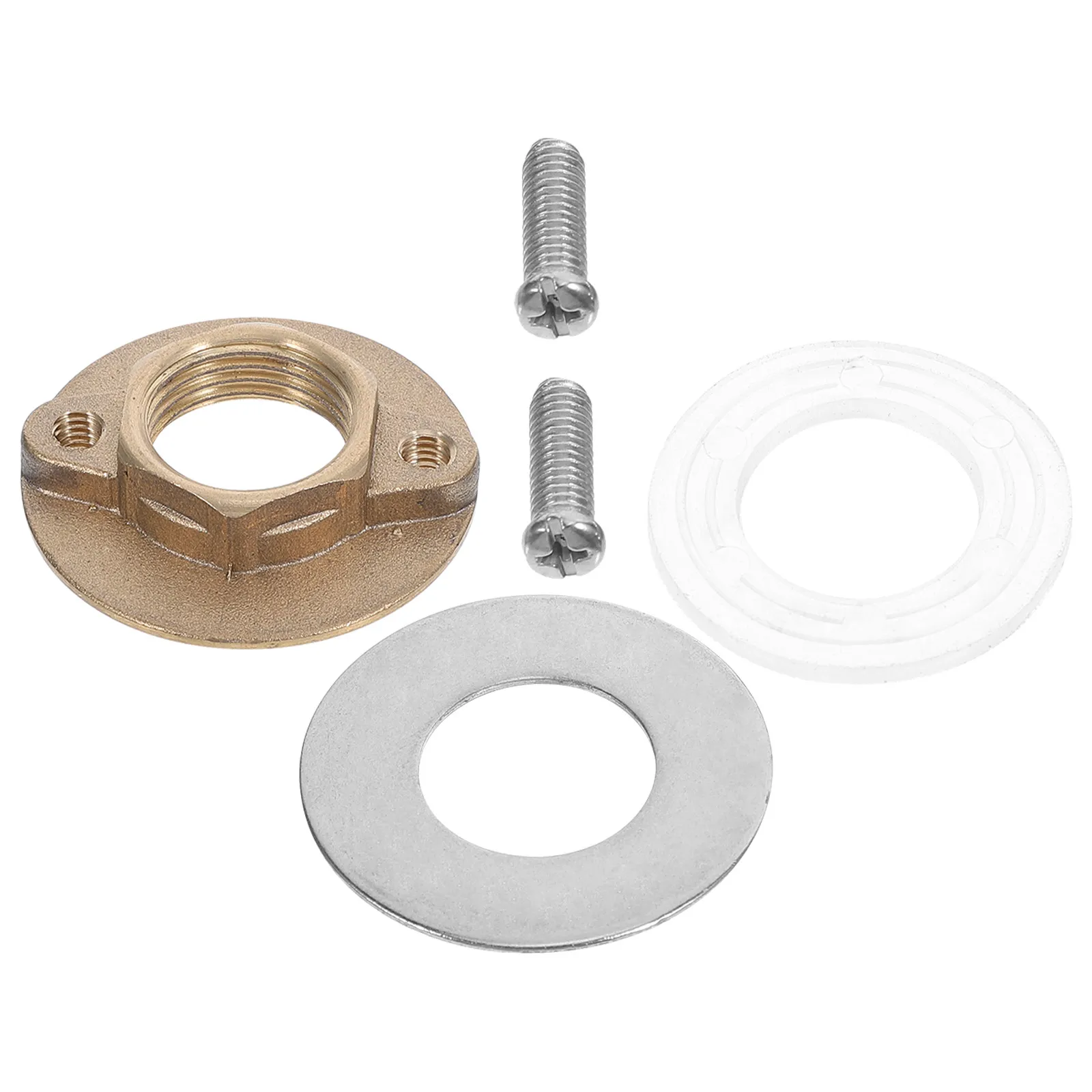 1Set Faucet Mounting Nut Tool Brass Anti-Loosening Lock Nut Kit Kitchen Bathroom Sink Fixing Tool Faucet Fixing Fitting Kit