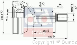 303001 for axle head 95-98 favorite-FELICIA