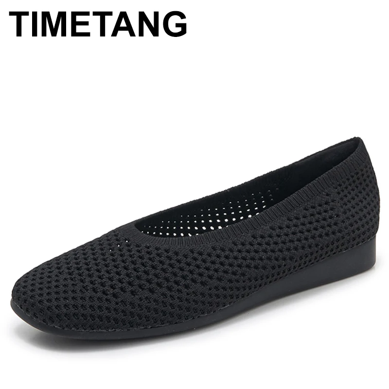 

Ультра-мягкие дышащие женские туфли-лоферы на плоской подошве Walking oes, нескользящие мягкие туфли Bot Mom oes с полым дизайном