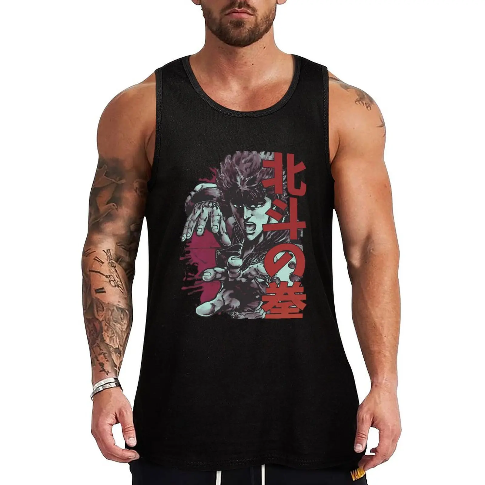 

Gift Idea Kenshiro Fist Of The North Star Gifts Music Fans Tank Top Men's sleeveless Men's singlets sleeveless jackets