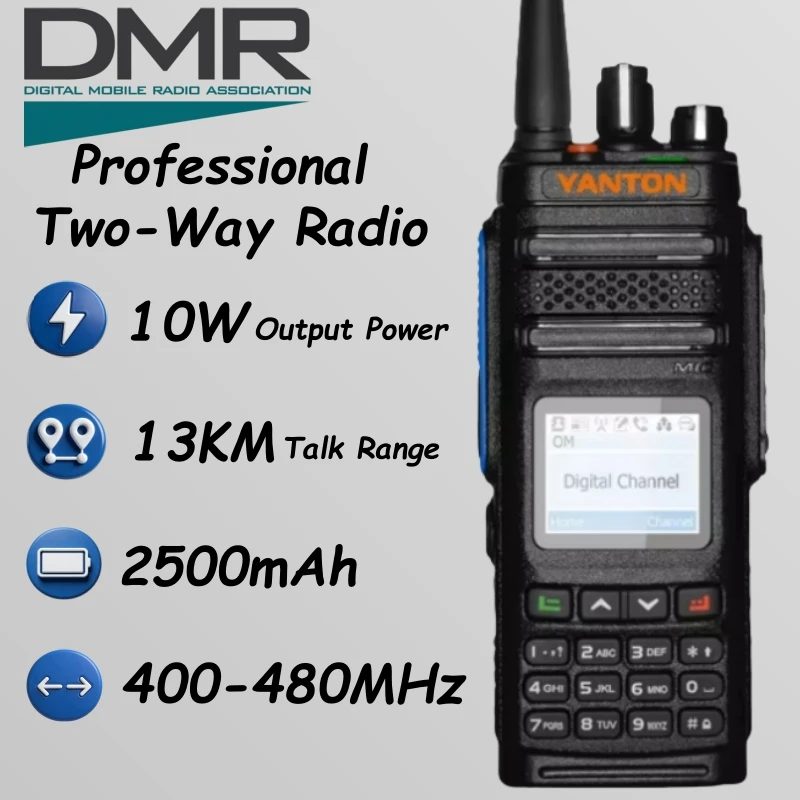 

Dmr Walkie Talkie Pmr446 Uhf 4000-470Mhz Ham Radio