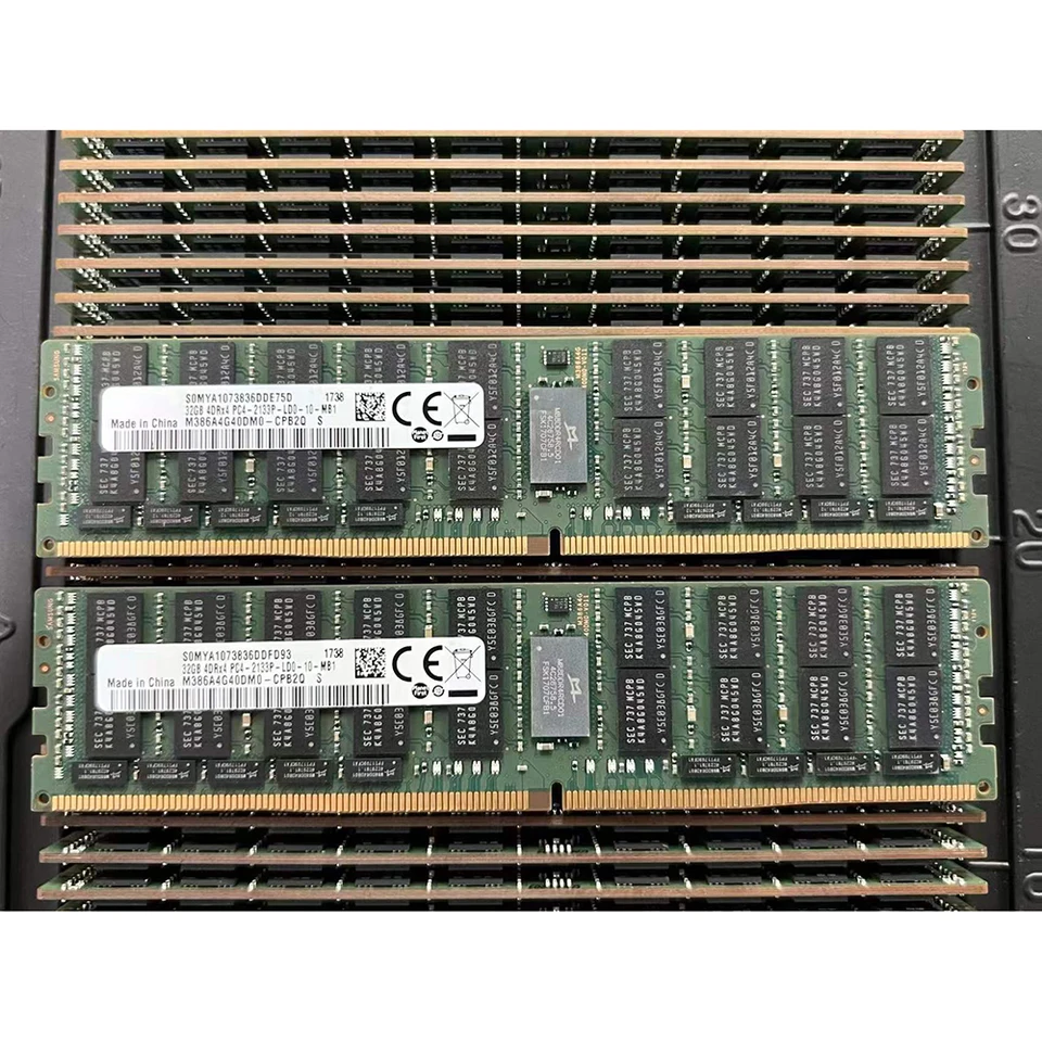 1 Pcs M386A4G40DM0-CPB2Q RAM 32GB 4DRX4 PC4-2133P DDR4 2133 Server