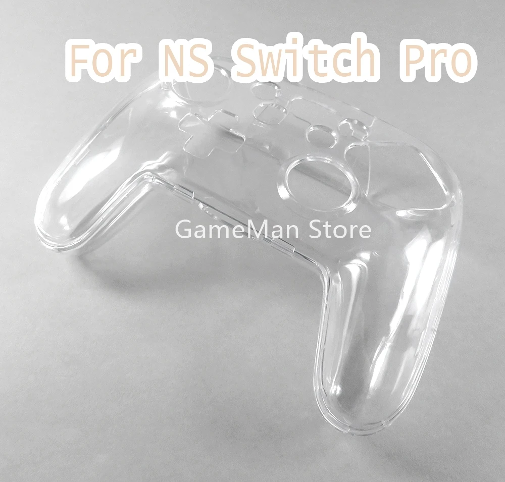 

1pc For NS Nintendo Switch Pro Game Controller Clear Crystal Housing Shell Cover Handle Protective Case