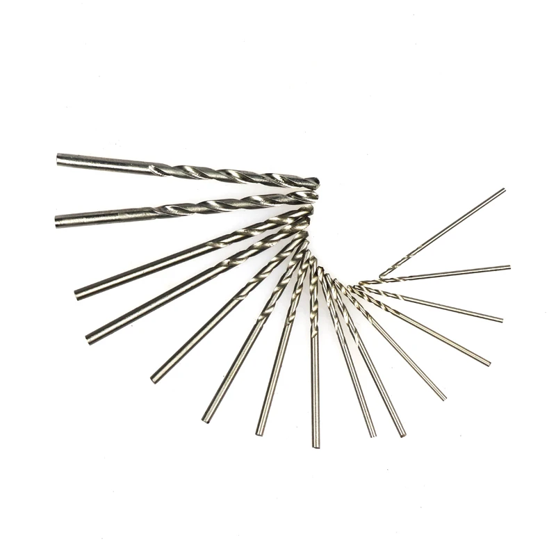 25 PCS 0.5mm-3mm HSS Twist Drill Bit Set Crafts Jewelry DIY Woodworking Mini Drill Bits Micro Drill Bits