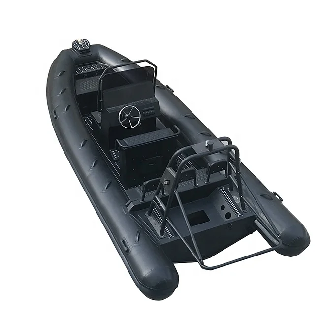 Aluminum RHIB 580 Rigid Hull Inflatable Hypalon Fishing Boats for Sale