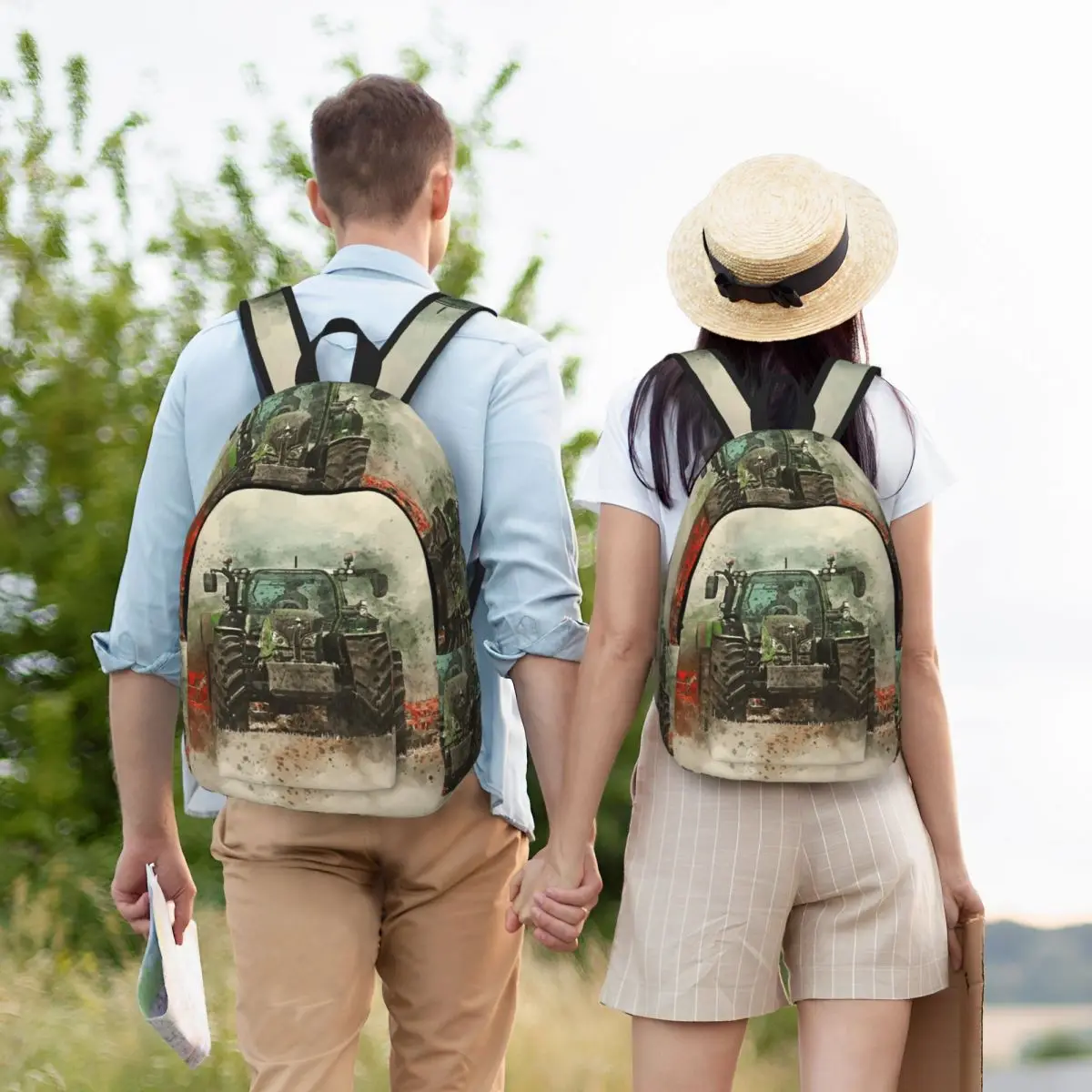 Рюкзак с прививкой Fendt Tractor, рюкзак большой емкости, детская сумка для книг, школьная сумка, сумки на плечо для мужчин и женщин