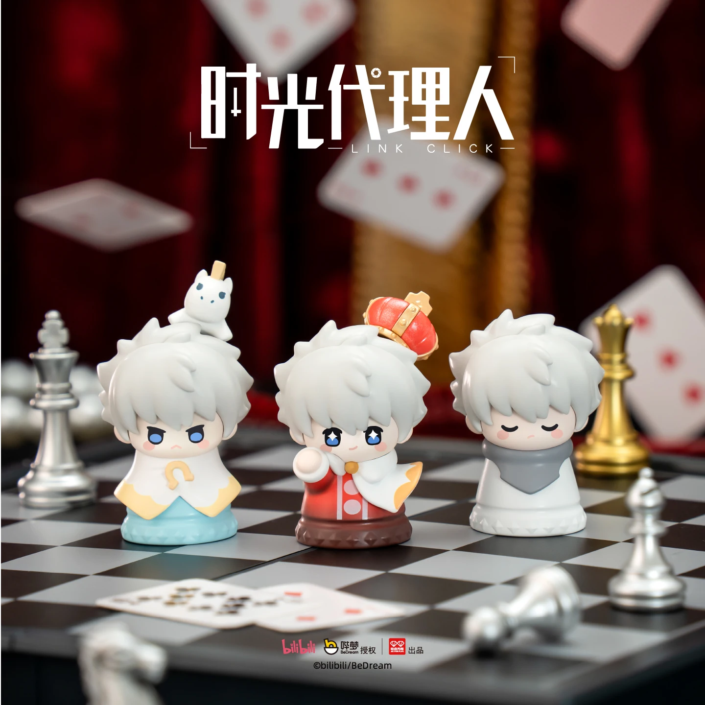 Hot Kawaii Model Gift Original Action Anime Figure Time Agent Chess Series Refers To The Puppet Trendy Play Handheld Ornament view 4