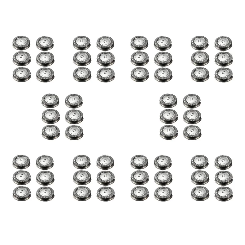 ABVI-60Pcs cabeça de barbear lâmina de barbear de substituição para hq3 hq32 hq36 hq40 hq300 lâmina de barbear para homens