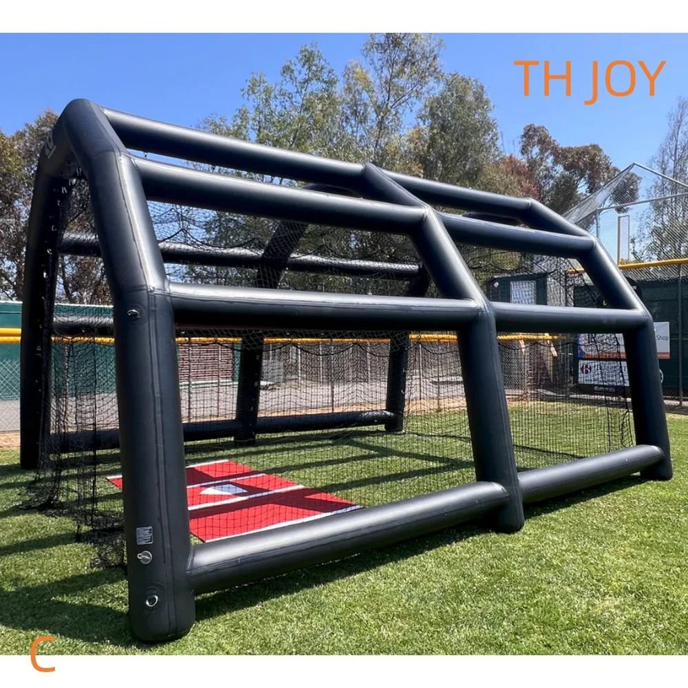 Commercial PVC Inflatable Baseball Batting Cage, customized tennis golf cage Practice Tent