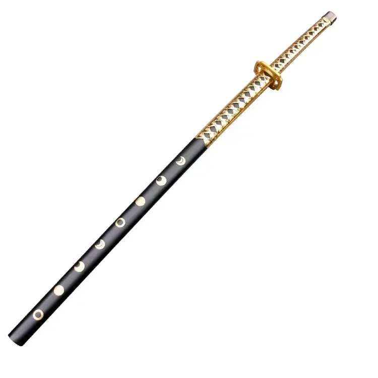 [Funny] 100cm Cosplay Online Game Touken Ranbu Mikazuki Munechika weapon Katana Samurai Wooden Sword model Anime Costume party