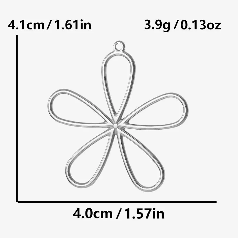 10 Stuks Nieuwe Geen Vervagende Zilveren Kleur Mode Korte Hanger Geometrie Versnelling Zon Schroefdraad Bloemvouwen Charmes Diy Sieraden Maken