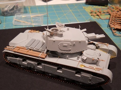 Tank Model Kit  Multi-Turret Tank, Norwegian Campaign Amusing Hobby Plastic Assemble 1/35 35A003