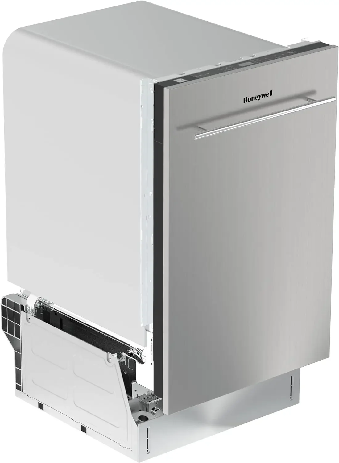 

Honeywell 18 Inch Dishwasher with 8 Place settings, 6 Washing Programs, Stainless Steel Tub, UL/Energy Star- Stainless Steel