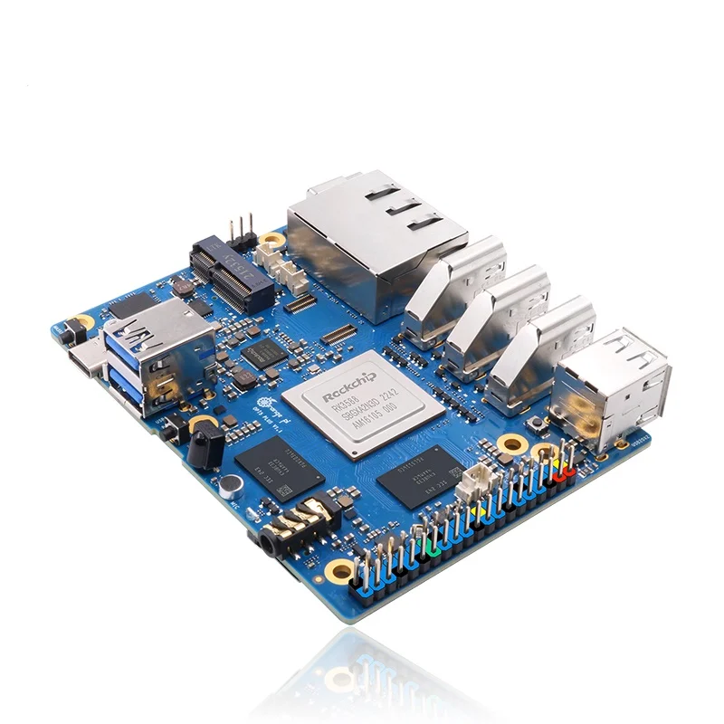 Orange Pi 5 Plus 16GB RAM + 256GB Emmc Module + Power Supply Single Board Computer RK3588 PCIE Module External WiFi-BT SSD 8K