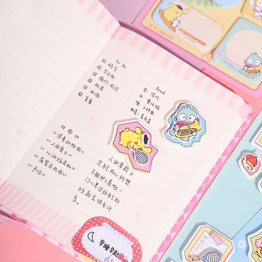 Cute Sanrio Stickers Various Styles Strong Adhesive Lightweight Easy To Carry And Store DIY Decorative Handbook