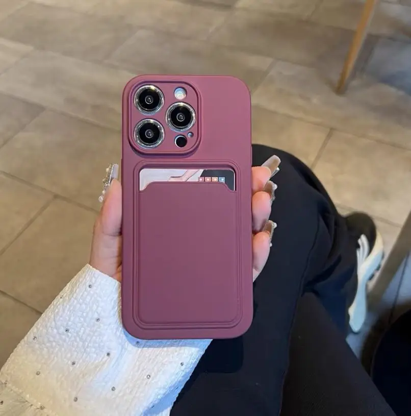 TPU Soft Card Pack Integrated Phone Case For Iphone 12 13 14