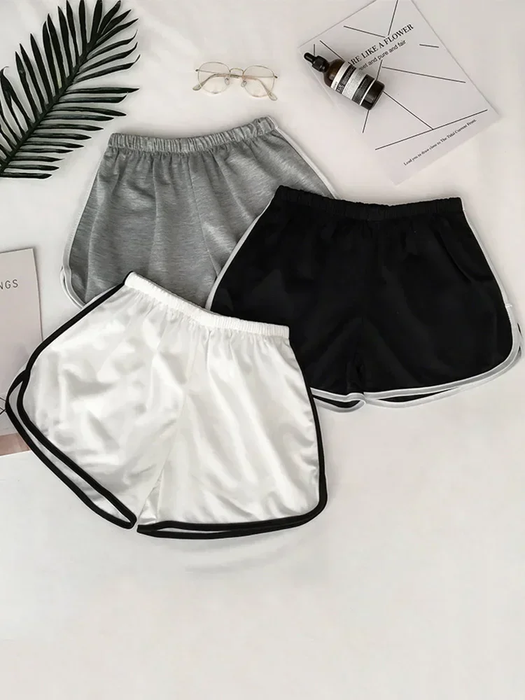 Sportshorts Dames Zomer 2024, nieuwe snoepkleur, anti-leeg skinny shorts, casual dame, elastische taille, strandkorte broek