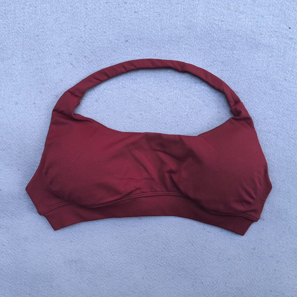 حمالات صدر رياضية بدون خياطة للجري مثيرة مفتوحة الظهر حمالة صدر لليوجا مبطنة حمالة صدر رياضية للسيدات للياقة البدنية والصالة الرياضية ملابس رياضية علوية