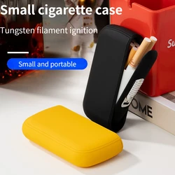 New Style Cigarette Case Portable Multifunctional USB Lighter Rechargeable Lighter 10 Thick Cigarettes Thickened Cigarette Case