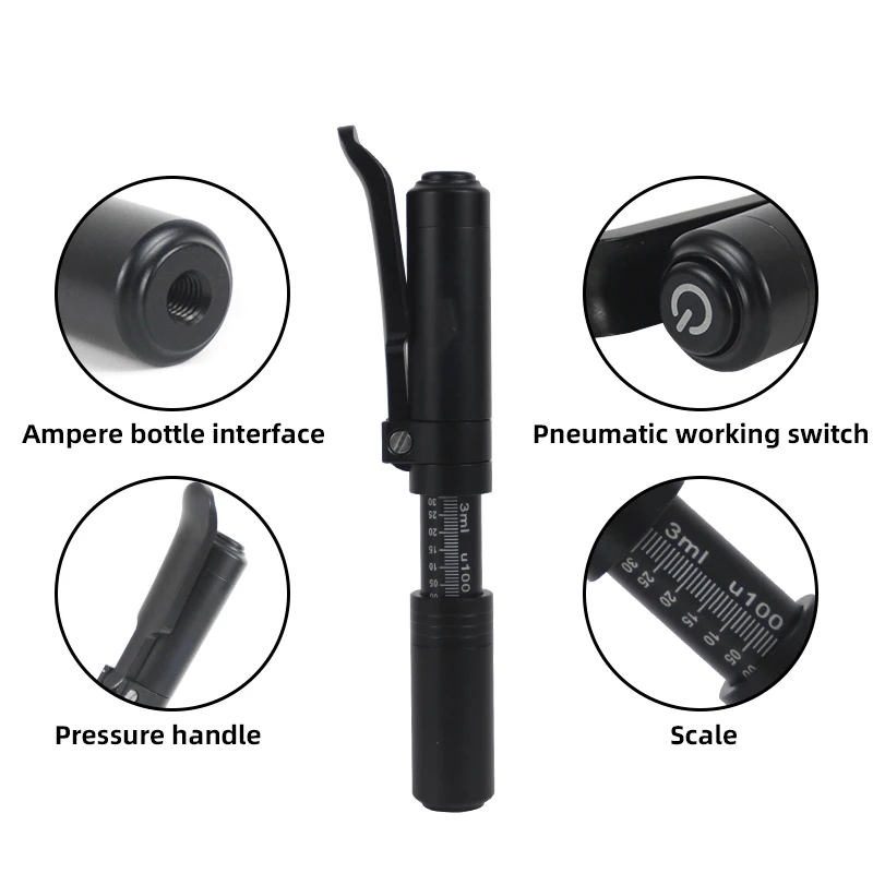 Black Hyaluronic Acid Injections Mesotherapy Deep Penetration Anti-Wrinkle Facial Fast Lifting Remove Facial Fine Line fast