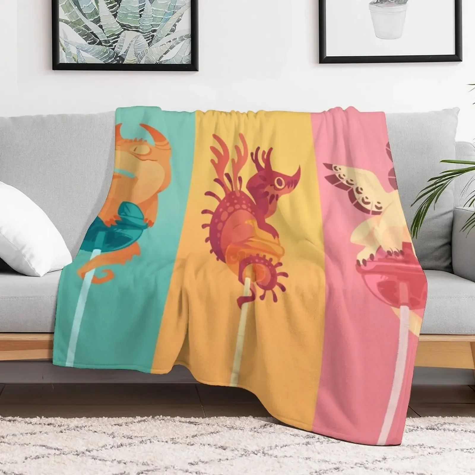 Dragonpops assorted pack Throw Blanket Flannel Fabric Summer Beddings warm winter Bed covers Blankets