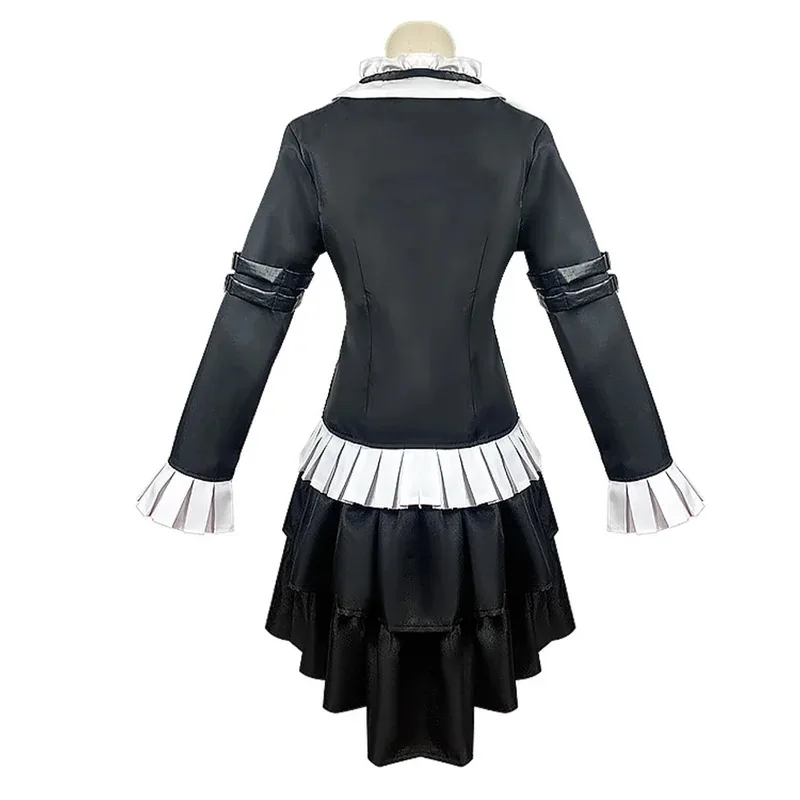 Hemixush Anime Cos Erza Scarlet Cosplay disfraz uniforme de fiesta conjunto completo traje de sirvienta